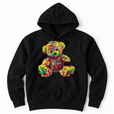 Rainbow Toy Stuffed Bear Hoodie