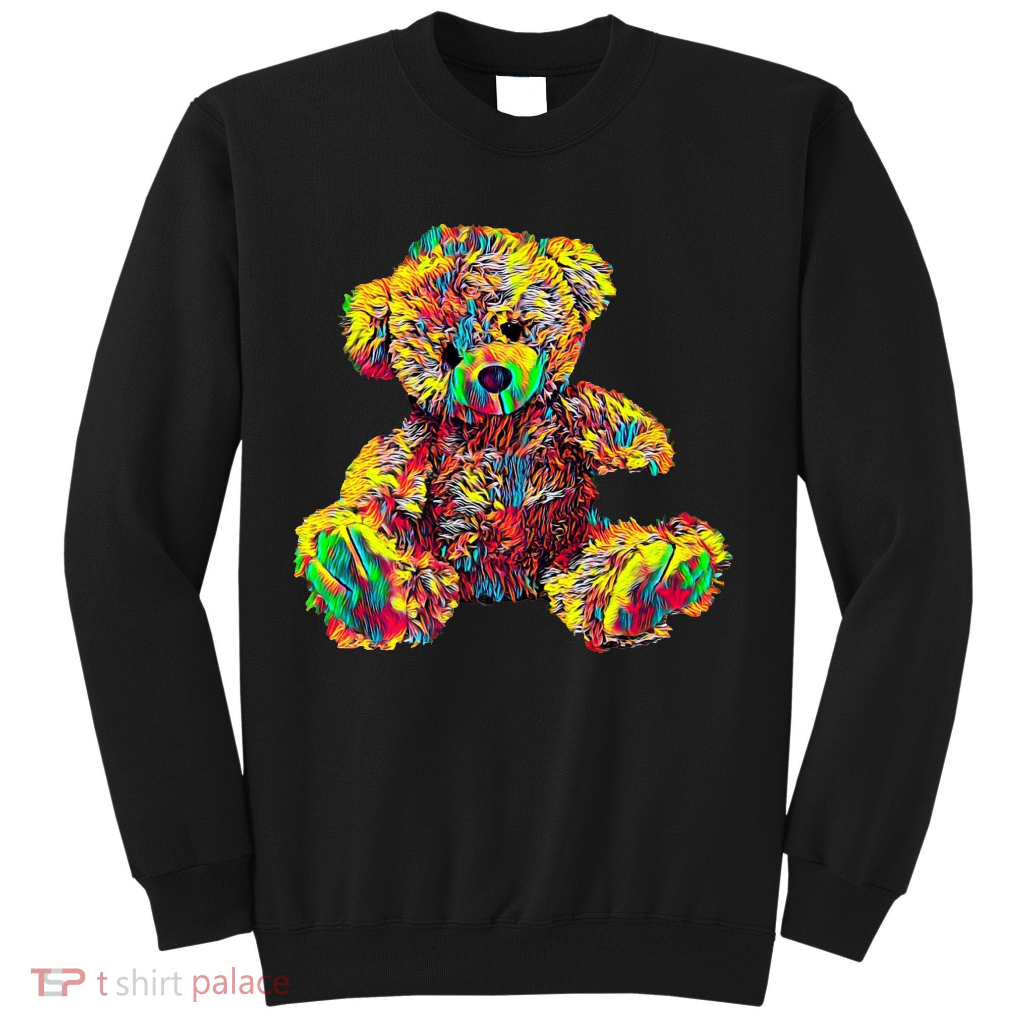Rainbow Toy Stuffed Bear Sweatshirt