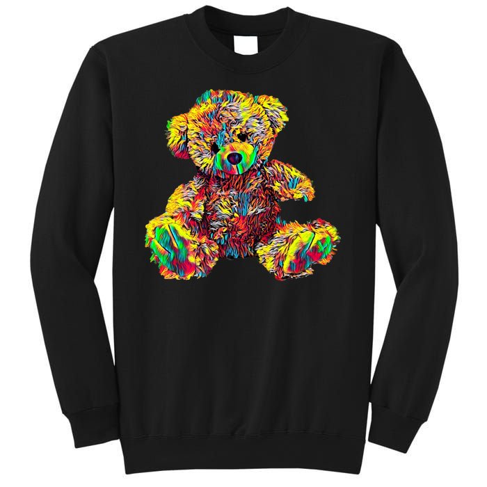 Rainbow Toy Stuffed Bear Sweatshirt