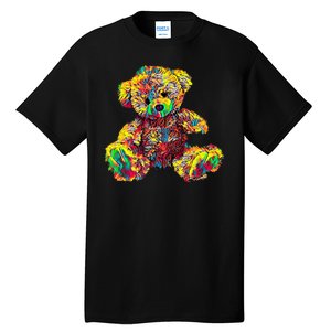 Rainbow Toy Stuffed Bear Tall T-Shirt