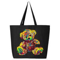 Rainbow Toy Stuffed Bear 25L Jumbo Tote