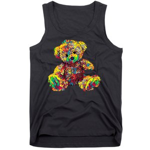 Rainbow Toy Stuffed Bear Tank Top