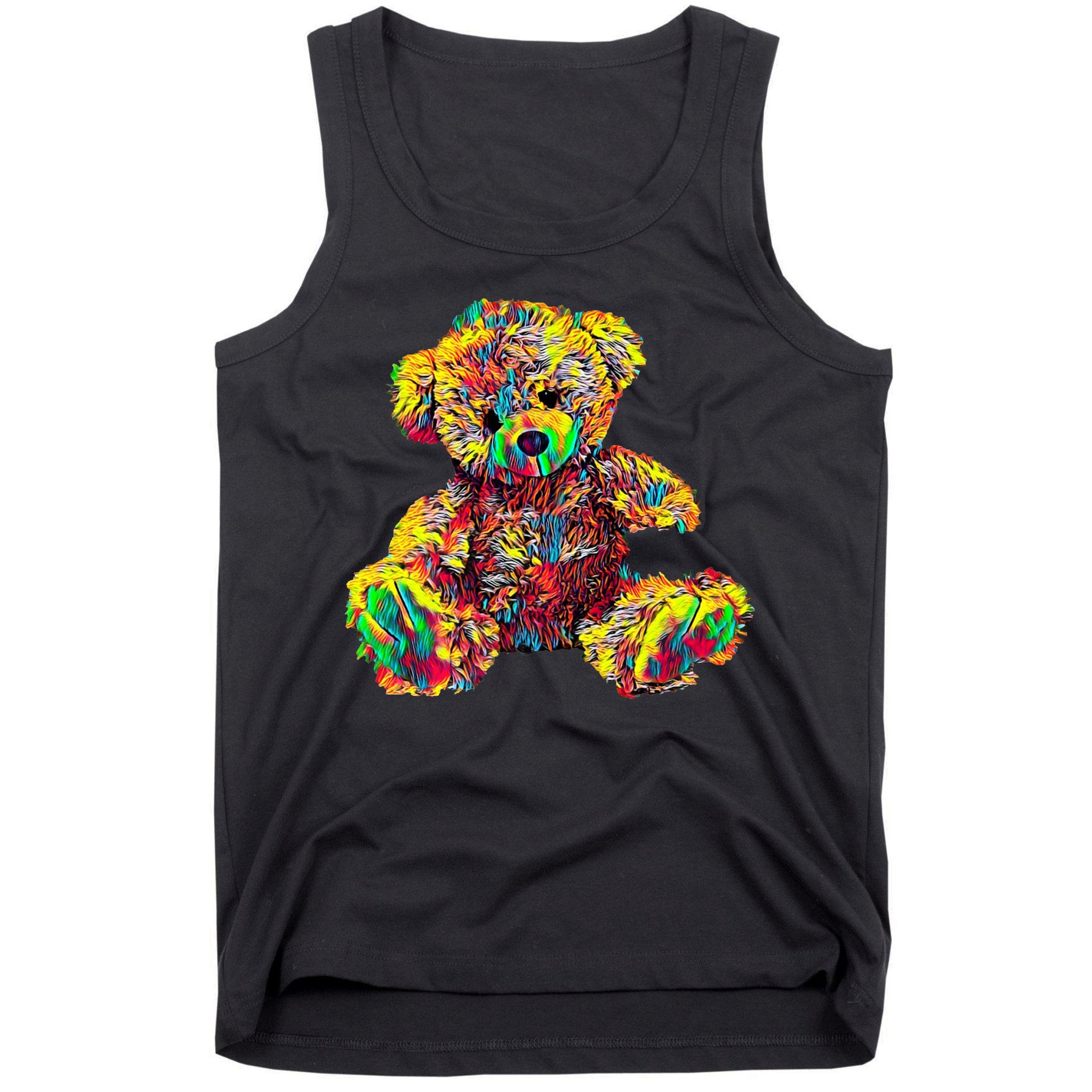 Rainbow Toy Stuffed Bear Tank Top
