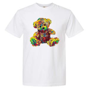 Rainbow Toy Stuffed Bear Garment-Dyed Heavyweight T-Shirt