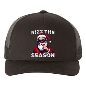 Rizz The Season Funny Santa Joke White Elephant Christmas Yupoong Adult 5-Panel Trucker Hat