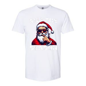 Rizz The Season Funny Santa Joke White Elephant Christmas Softstyle CVC T-Shirt