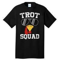 Running Turkey Sunglasses Trot Squad Thanksgiving Tall T-Shirt