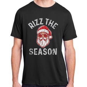 Rizz The Season Funny Santa Claus Christmas Adult ChromaSoft Performance T-Shirt