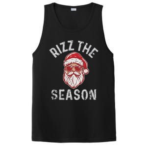 Rizz The Season Funny Santa Claus Christmas PosiCharge Competitor Tank