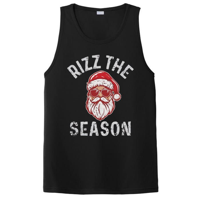 Rizz The Season Funny Santa Claus Christmas PosiCharge Competitor Tank