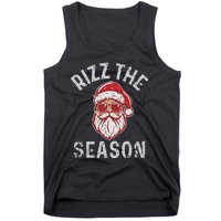 Rizz The Season Funny Santa Claus Christmas Tank Top