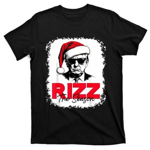 Rizz The Season Cool Santa Trump Christmas T-Shirt