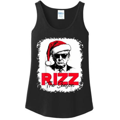 Rizz The Season Cool Santa Trump Christmas Ladies Essential Tank