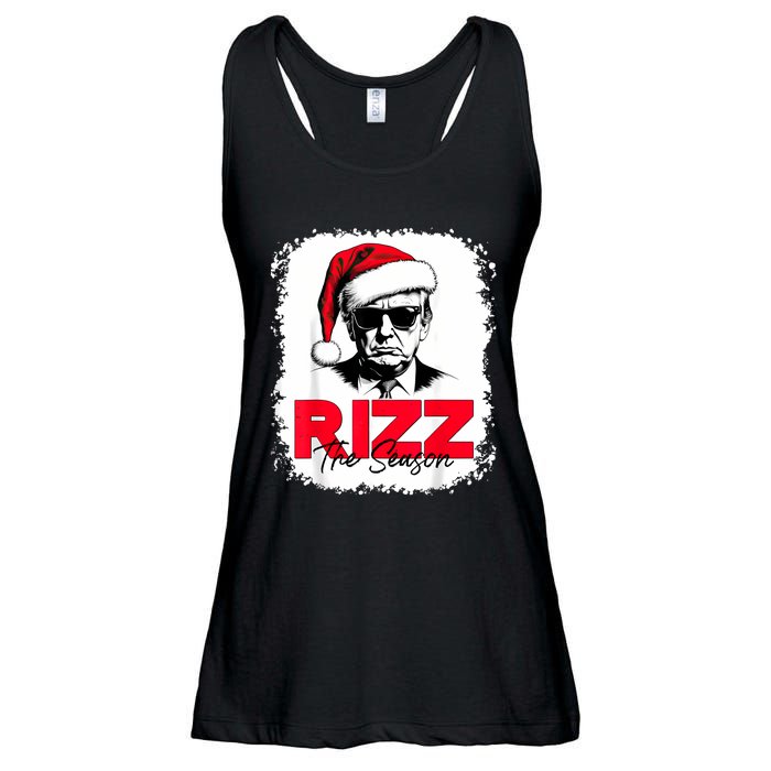 Rizz The Season Cool Santa Trump Christmas Ladies Essential Flowy Tank