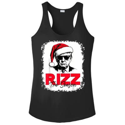 Rizz The Season Cool Santa Trump Christmas Ladies PosiCharge Competitor Racerback Tank