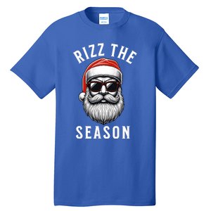 Rizz The Season Silly Christmas Funny Santa Teen Tall T-Shirt