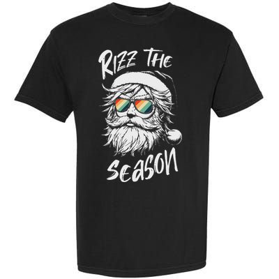 Rizz The Season Ns School Cool Christmas Santa Claus Garment-Dyed Heavyweight T-Shirt