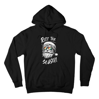 Rizz The Season Ns School Cool Christmas Santa Claus Hoodie