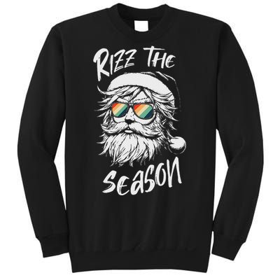 Rizz The Season Ns School Cool Christmas Santa Claus Sweatshirt