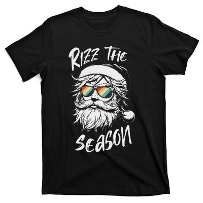 Rizz The Season Ns School Cool Christmas Santa Claus T-Shirt