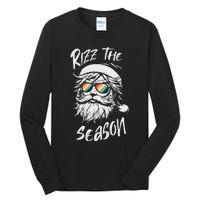 Rizz The Season Ns School Cool Christmas Santa Claus Tall Long Sleeve T-Shirt