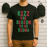 Rizz The Season Funny Gen Alpha Slang Christmas Teacher T-Shirt