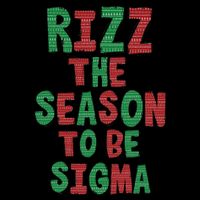 Rizz The Season Funny Gen Alpha Slang Christmas Teacher T-Shirt