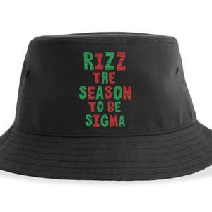 Rizz The Season Funny Gen Alpha Slang Christmas Teacher Sustainable Bucket Hat