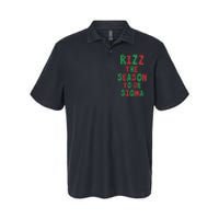 Rizz The Season Funny Gen Alpha Slang Christmas Teacher Softstyle Adult Sport Polo