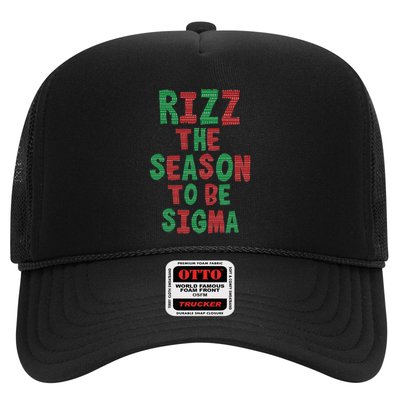 Rizz The Season Funny Gen Alpha Slang Christmas Teacher Trucker Hat