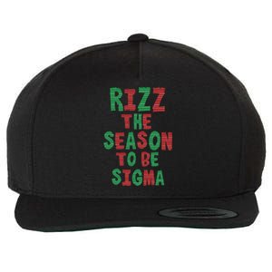 Rizz The Season Funny Gen Alpha Slang Christmas Teacher Wool Snapback Cap