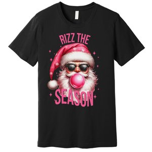 Rizz The Season Funny Christmas Santa Rizzler Premium T-Shirt