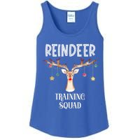 Reindeer Training Squad Funny Christmas Matching Family Gift Ladies Essential Tank