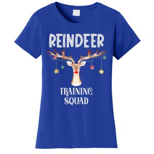 Reindeer Training Squad Funny Christmas Matching Family Gift Women's T-Shirt