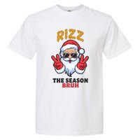 Rizz The Season Bruh Christmas Holiday Santa Claus Funny Garment-Dyed Heavyweight T-Shirt