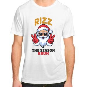 Rizz The Season Bruh Christmas Holiday Santa Claus Funny Adult ChromaSoft Performance T-Shirt