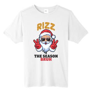 Rizz The Season Bruh Christmas Holiday Santa Claus Funny Tall Fusion ChromaSoft Performance T-Shirt