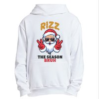 Rizz The Season Bruh Christmas Holiday Santa Claus Funny Urban Pullover Hoodie