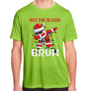 Rizz The Season Bruh Christmas Rizzmas Santa Claus Rizzler Adult ChromaSoft Performance T-Shirt