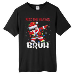 Rizz The Season Bruh Christmas Rizzmas Santa Claus Rizzler Tall Fusion ChromaSoft Performance T-Shirt