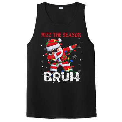 Rizz The Season Bruh Christmas Rizzmas Santa Claus Rizzler PosiCharge Competitor Tank