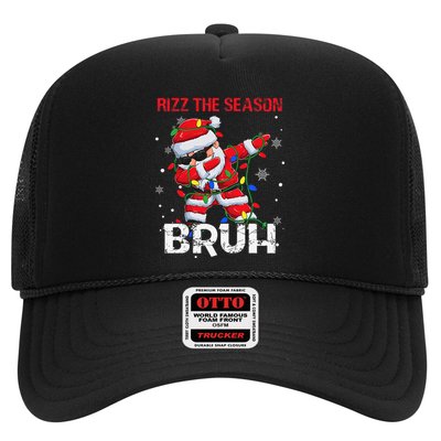 Rizz The Season Bruh Christmas Rizzmas Santa Claus Rizzler Trucker Hat