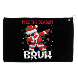 Rizz The Season Bruh Christmas Rizzmas Santa Claus Rizzler Grommeted Golf Towel