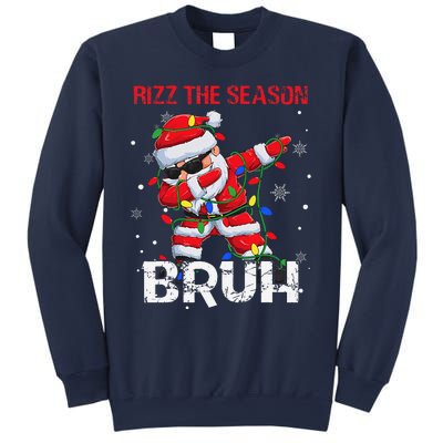 Rizz The Season Bruh Christmas Rizzmas Santa Claus Rizzler Sweatshirt