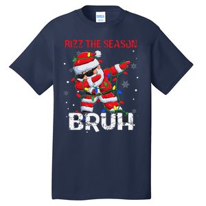 Rizz The Season Bruh Christmas Rizzmas Santa Claus Rizzler Tall T-Shirt