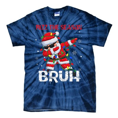 Rizz The Season Bruh Christmas Rizzmas Santa Claus Rizzler Tie-Dye T-Shirt