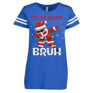 Rizz The Season Bruh Christmas Rizzmas Santa Claus Rizzler Enza Ladies Jersey Football T-Shirt