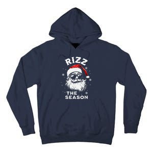 Rizz The Season Santa Claus Rizzmas Funny Christmas Tall Hoodie