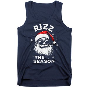 Rizz The Season Santa Claus Rizzmas Funny Christmas Tank Top