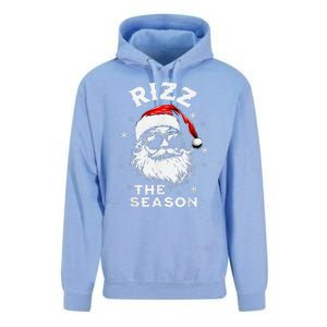 Rizz The Season Santa Claus Rizzmas Funny Christmas Unisex Surf Hoodie